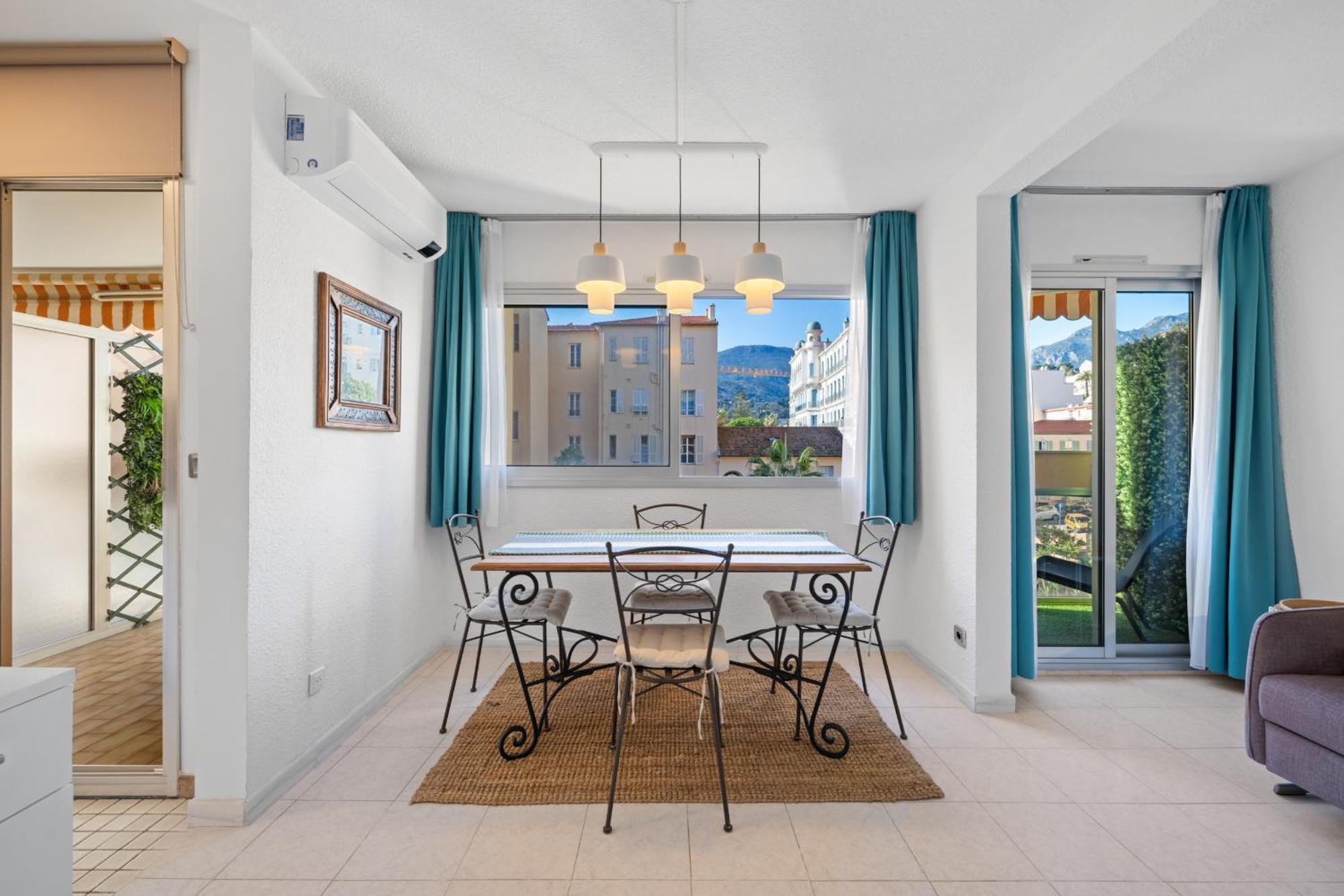 "Charmant Studio" Plein Centre, Calme, Terrasse Ментона Экстерьер фото