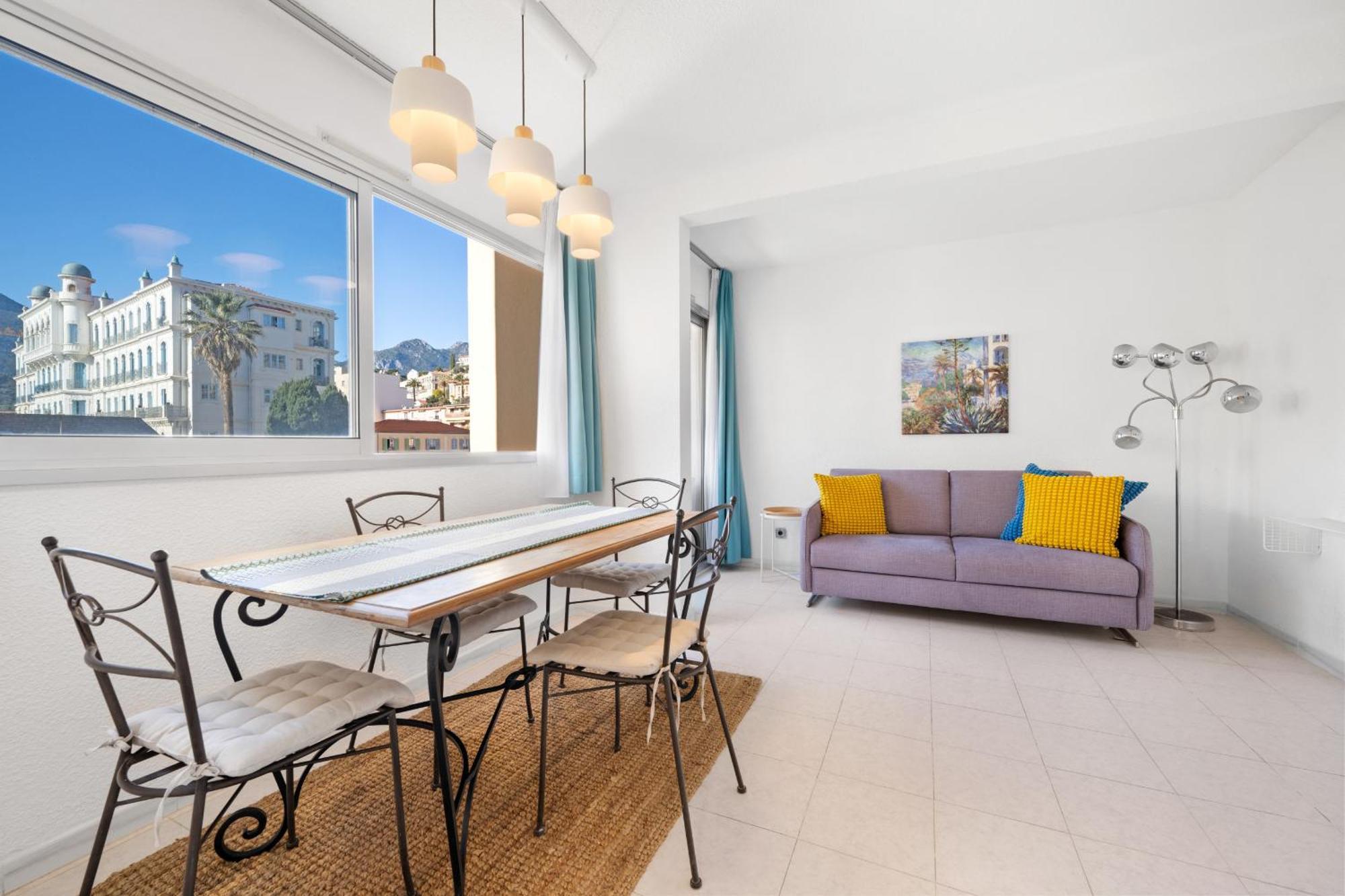 "Charmant Studio" Plein Centre, Calme, Terrasse Ментона Экстерьер фото